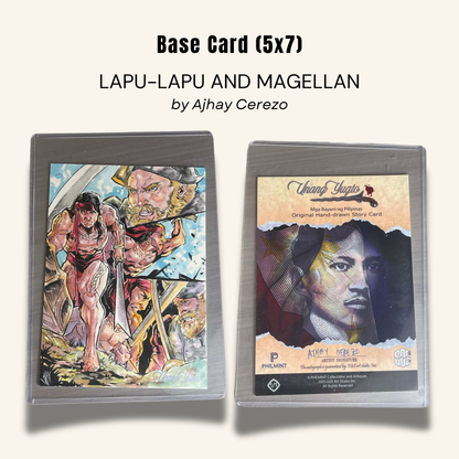 1/1 (5x7) Base Card. "Lapu-Lapu and Magellan"
