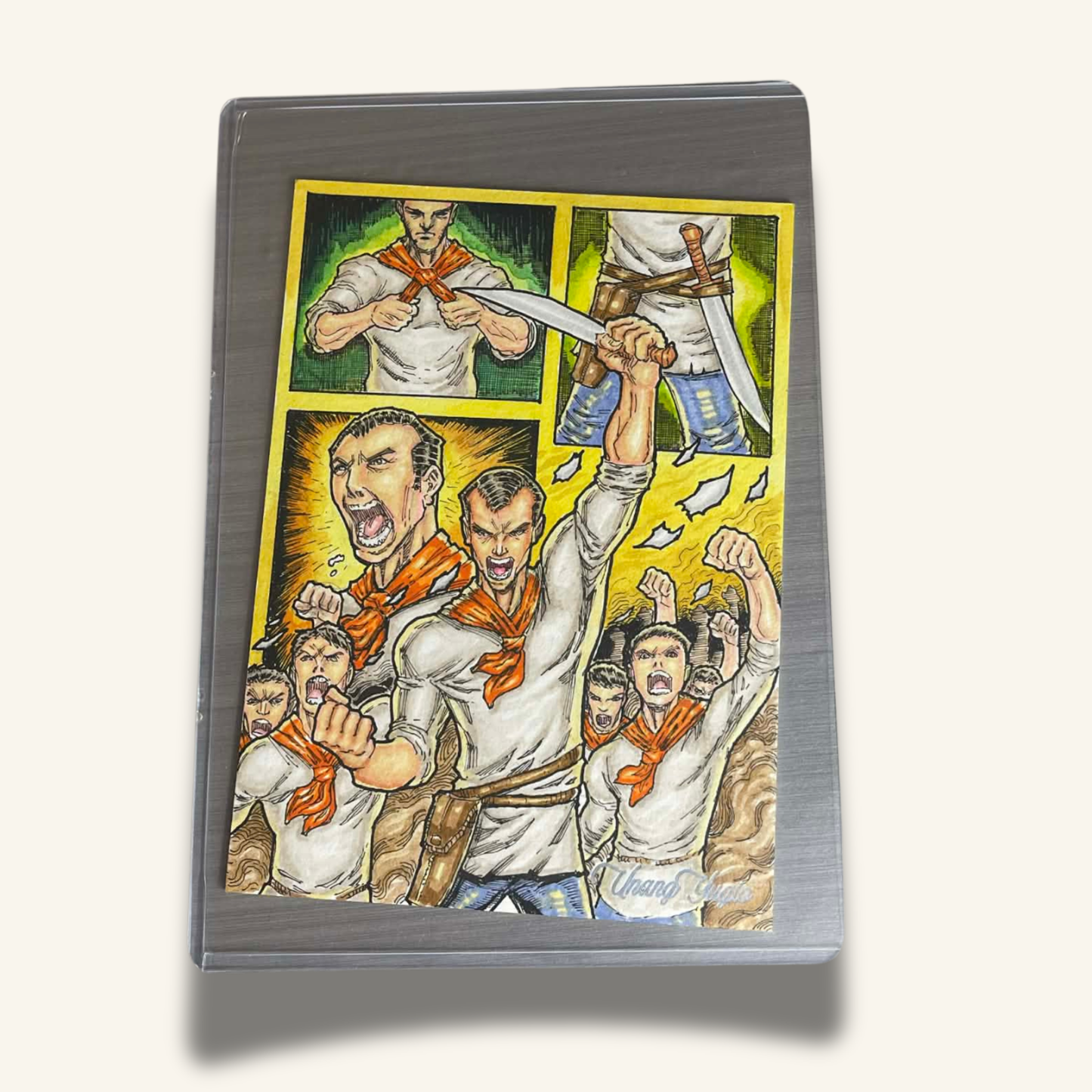 1/1 (5x7) Base Card. "Initial Insurrection"