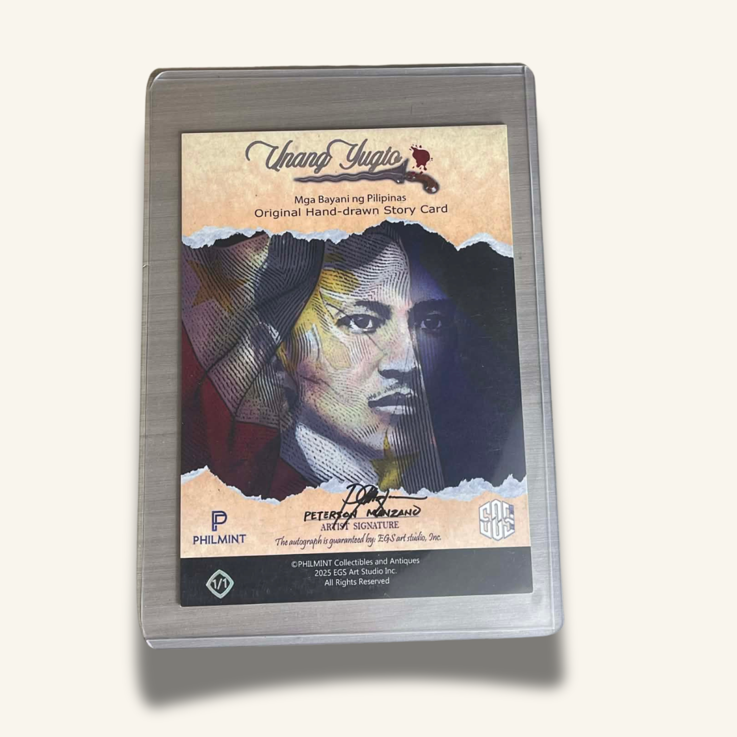 1/1 (5x7) Base Card. "Mactan Battle"