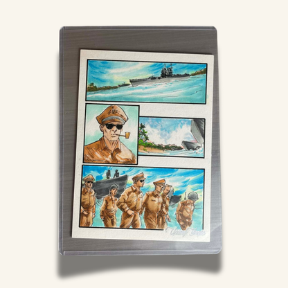 1/1 (5x7) Base Card. Douglas MacArthur