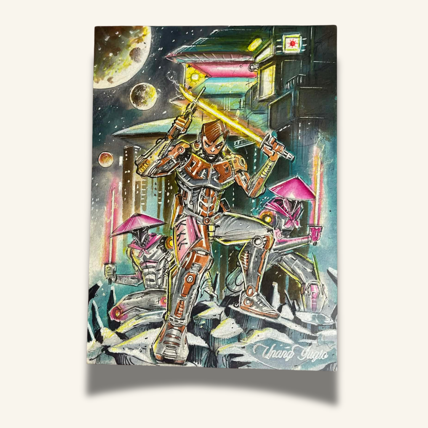 1/1 (5x7) Base Card. "Andres"