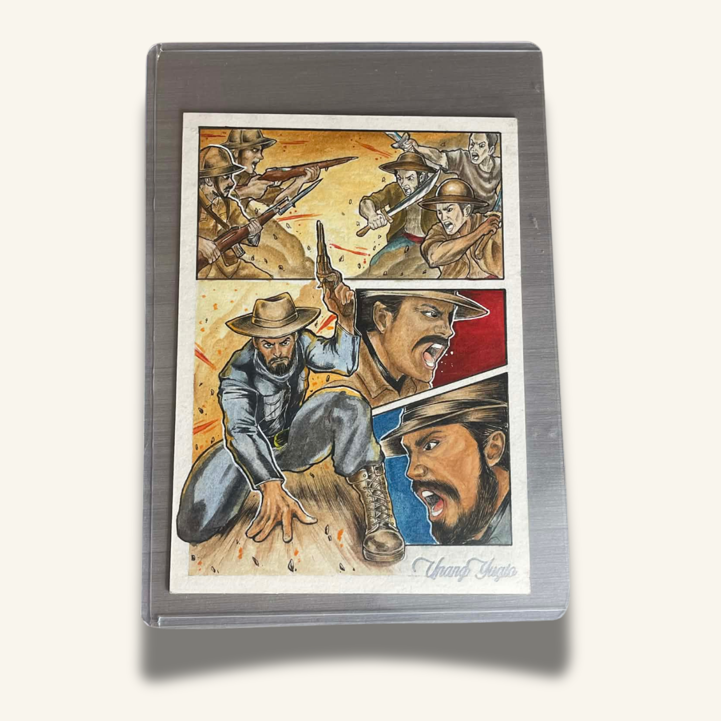 1/1 (5x7) Base Card. "Humanitarian Surrender"