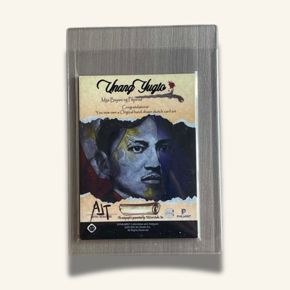 1/1 Premium Sketch Card. "Hunting in the Mountains"