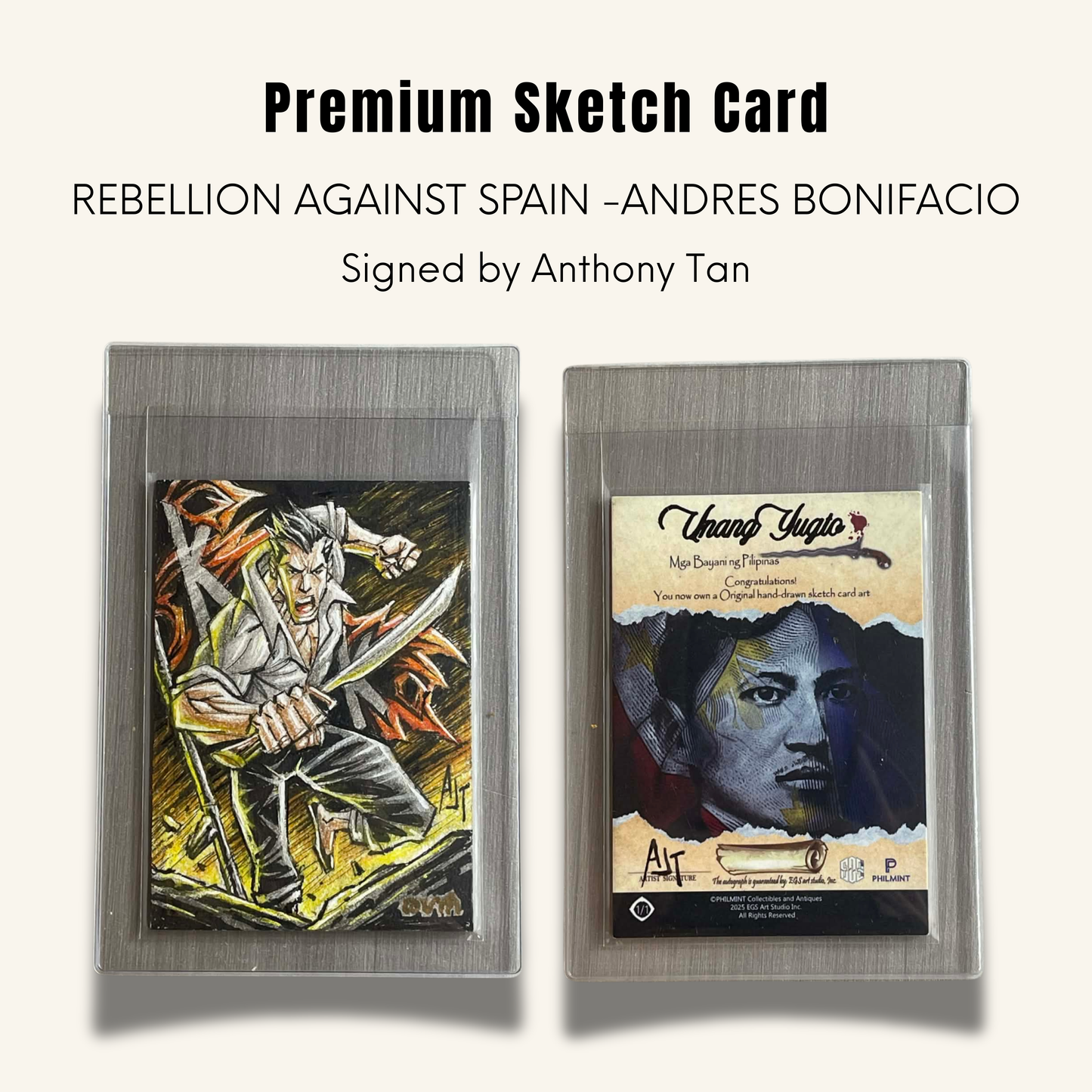 1/1 Premium Sketch Card. "Rebellion Against Spain"