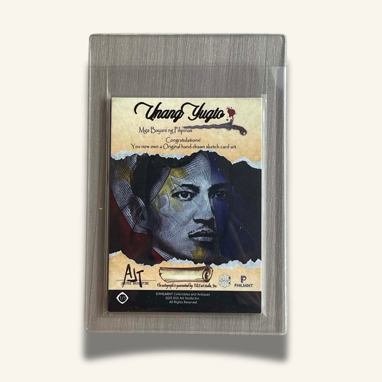 1/1 Premium Sketch Card. "Rebellion Against Spain"