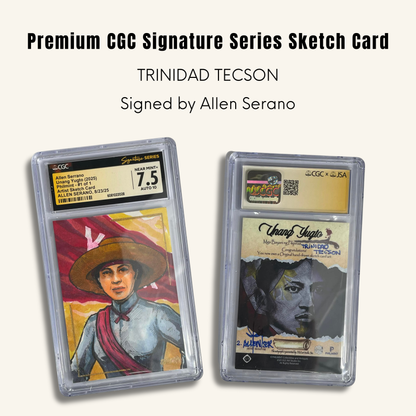 1/1 Premium CGC Graded Sketch Card. Trinidad Tecson