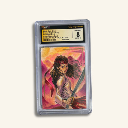 1/1 Premium CGC Graded Sketch Card. "Bravery of Gabriela Silang"