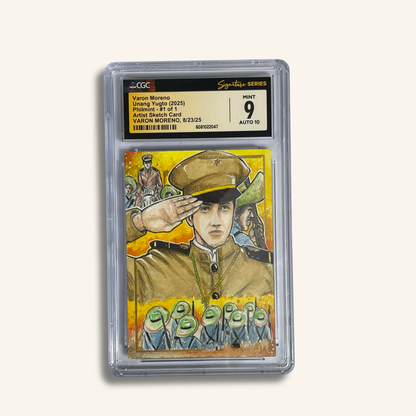 1/1 Premium CGC Graded Sketch Card. "Salute"