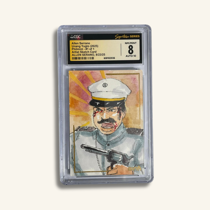 1/1 Premium CGC Graded Sketch Card. Heneral Luna