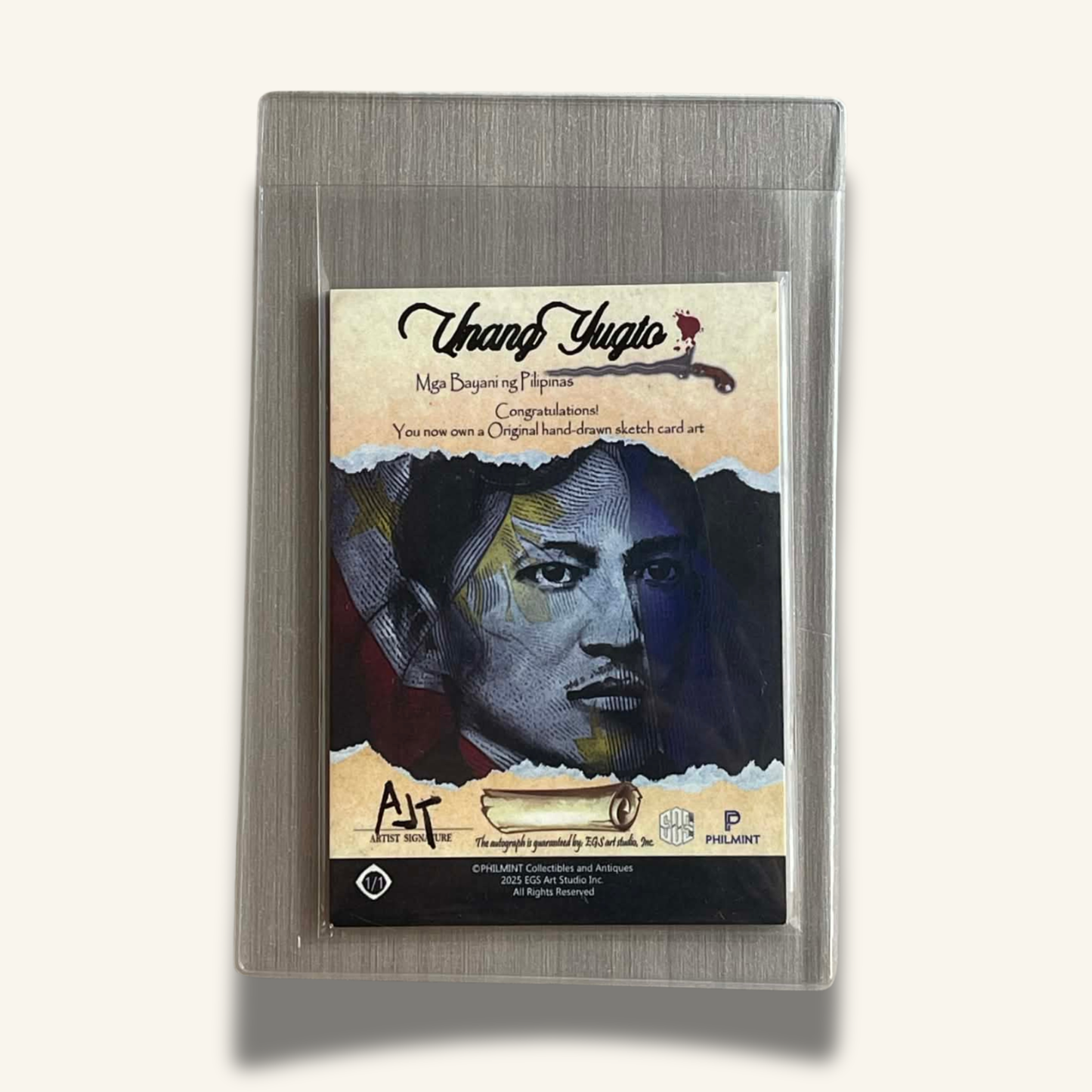 1/1 Premium Sketch Card. "Fantasy Themed Eleven Warrior"