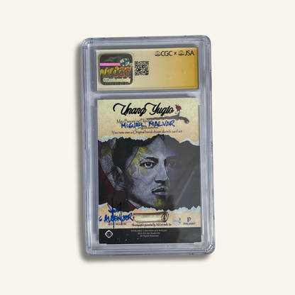 1/1 Premium CGC Graded Sketch Card. Miguel Malvar