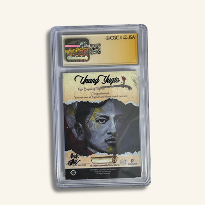 1/1 Premium CGC Graded Sketch Card. "Warrior"