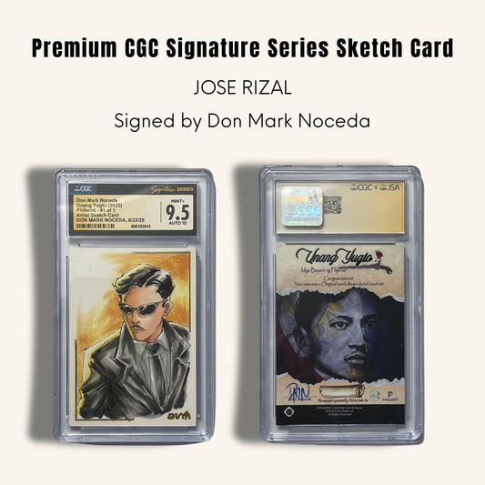 1/1 Premium CGC Graded Sketch Card. Signed by DMN