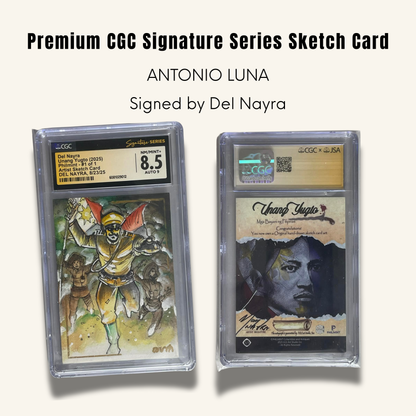 1/1 Premium CGC Graded Sketch Card. "Antonio Luna"