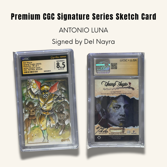 1/1 Premium CGC Graded Sketch Card. "Antonio Luna"