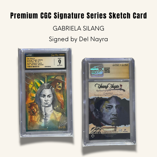1/1 Premium CGC Graded Sketch Card. "Gabriela Silang"