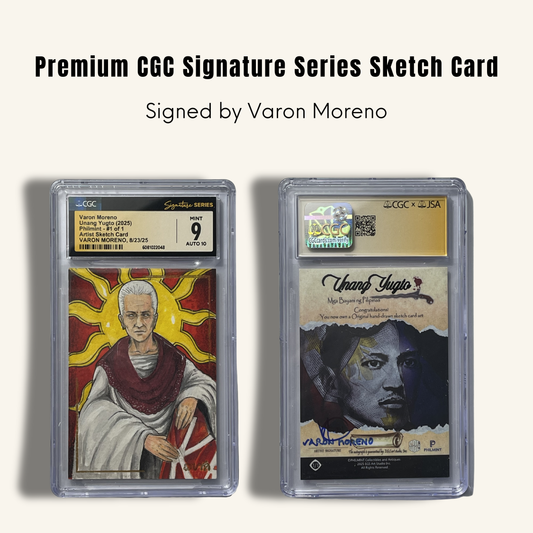1/1 Premium CGC Graded Sketch Card. Signed by Varon Moreno