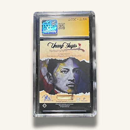 1/1 Premium CGC Graded Sketch Card. Signed by Don Mark Noceda