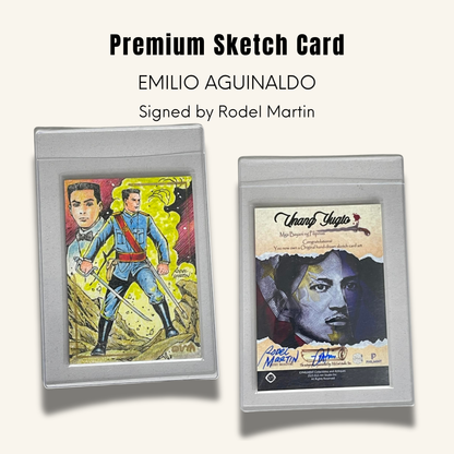 1/1 Premium Sketch Card. Emilio Aguinaldo