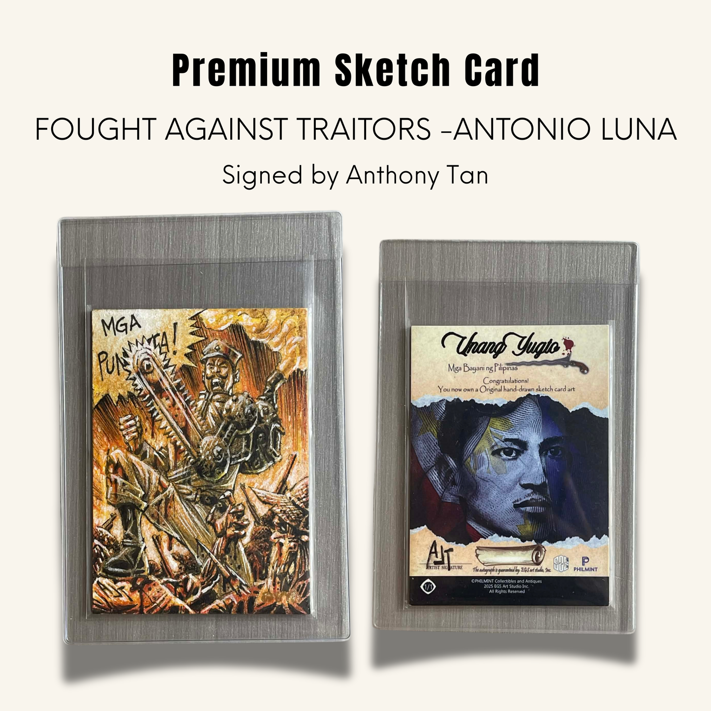 1/1 Premium Sketch Card. "Fought Against Traitors"
