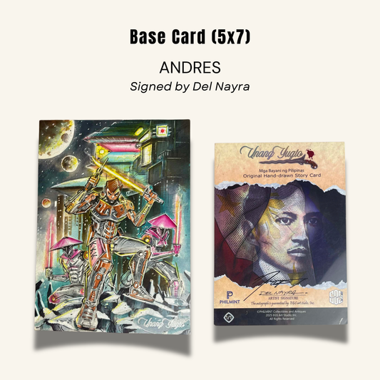 1/1 (5x7) Base Card. "Andres"