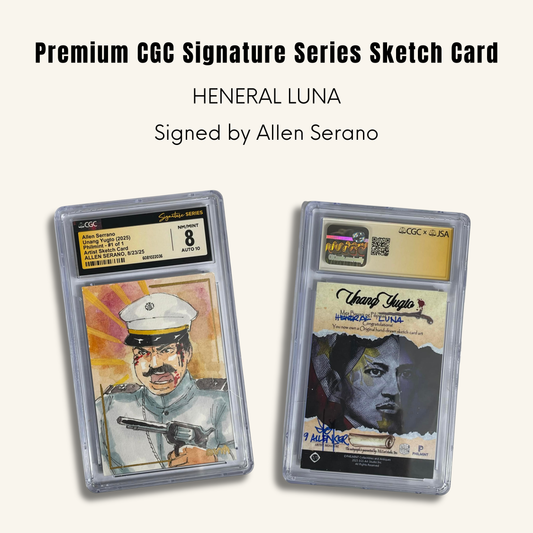 1/1 Premium CGC Graded Sketch Card. Heneral Luna