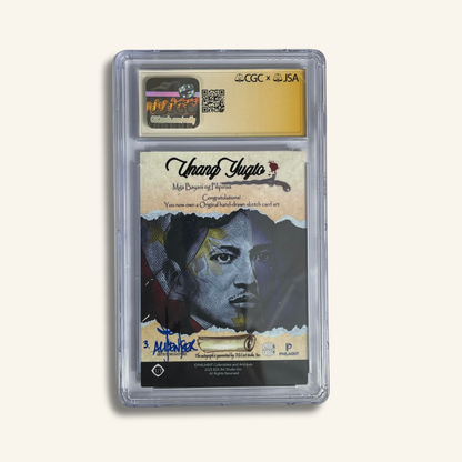1/1 Premium CGC Graded Sketch Card. Andres Bonifacio