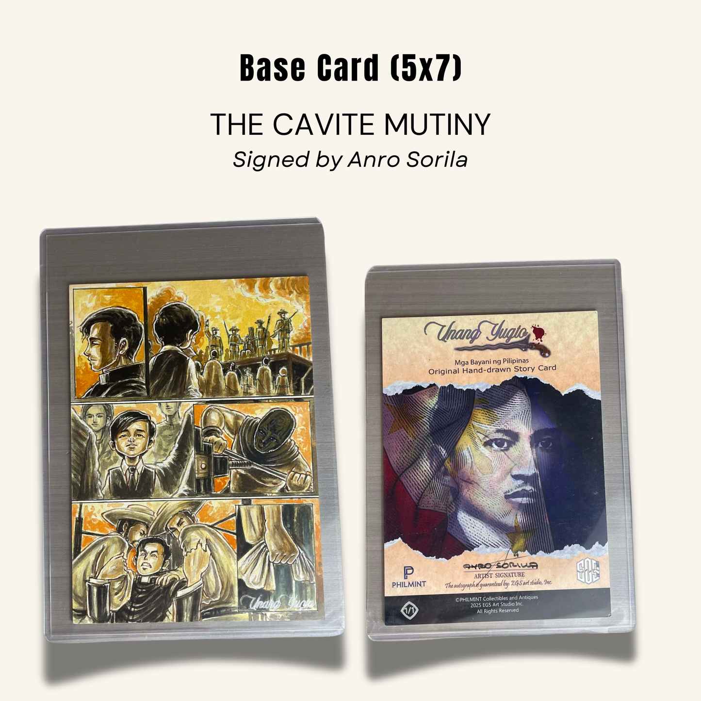 1/1 (5x7) Base Card. "The Cavite Mutiny"