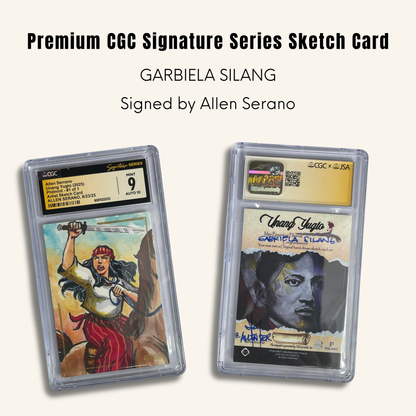 1/1 Premium CGC Graded Sketch Card. Gabriela Silang